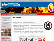 Tablet Screenshot of ffweissenstein.at
